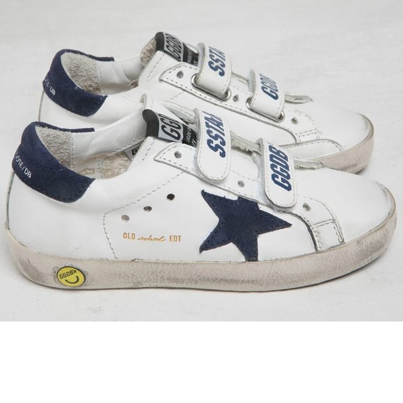 NWT Golden Goose Kids Deluxe Brand Old School Velcro Sneakers